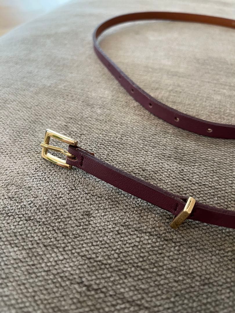 【超美品】メゾンボワネ MAISON BOINET 90989G レッドブラウン