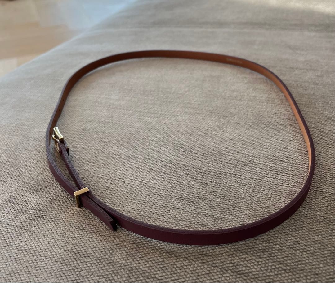 【超美品】メゾンボワネ MAISON BOINET 90989G レッドブラウン