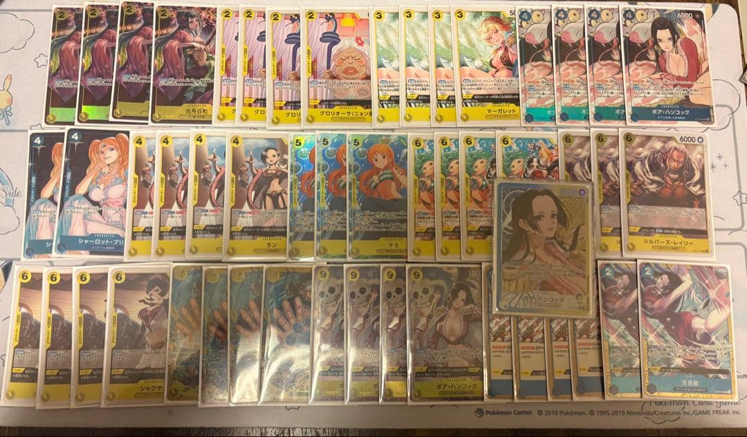 リーパラ付き　青黄ハンコック　構築済みデッキ　リーパラ抜き