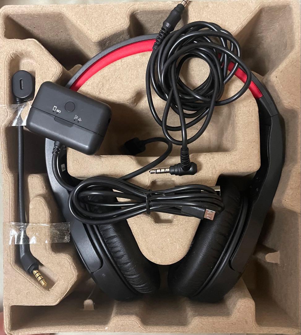 ミキサー機能付き　ELECOM HS-GMW70BK ゲーミングヘッドセット