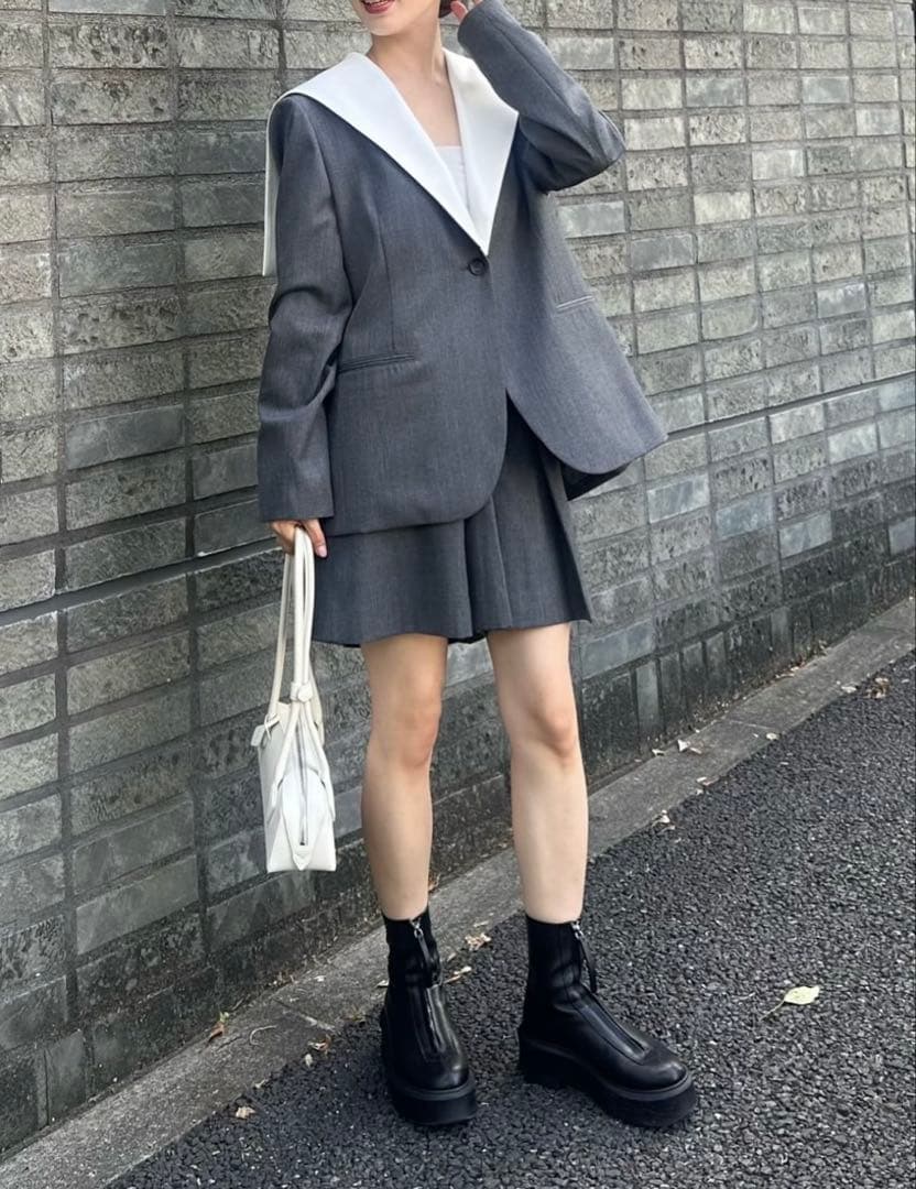 シーニュ Cygne フロントタックショートパンツ