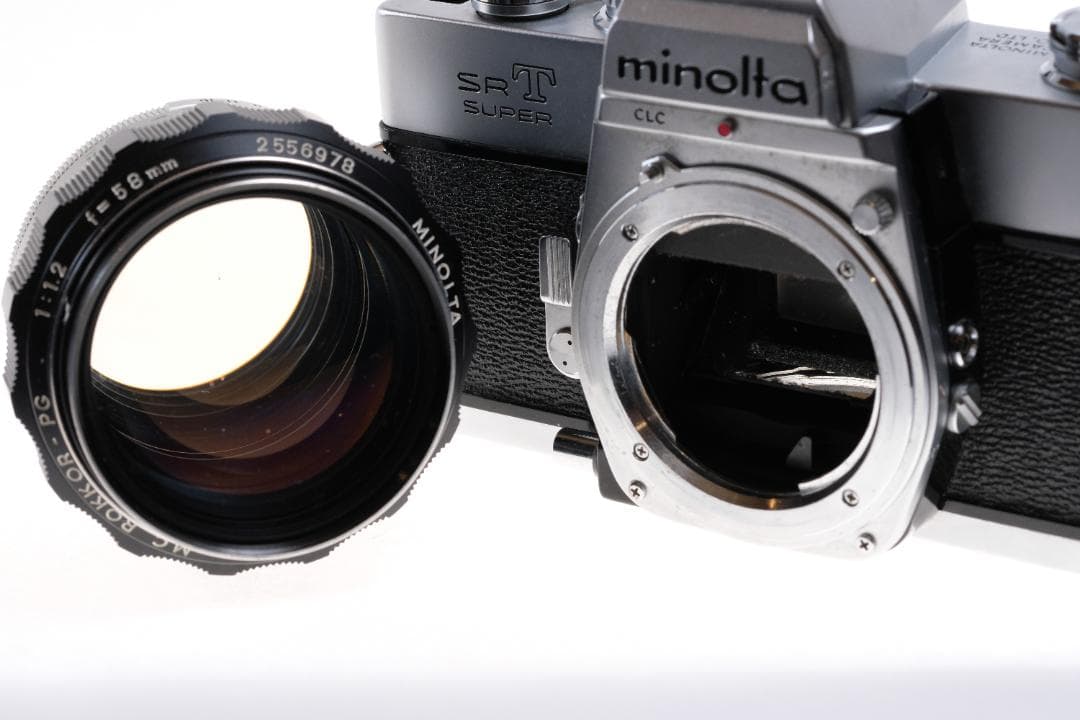 露出計OK ミノルタ SR-T SUPER + 58mm F1.2 難あり作例付