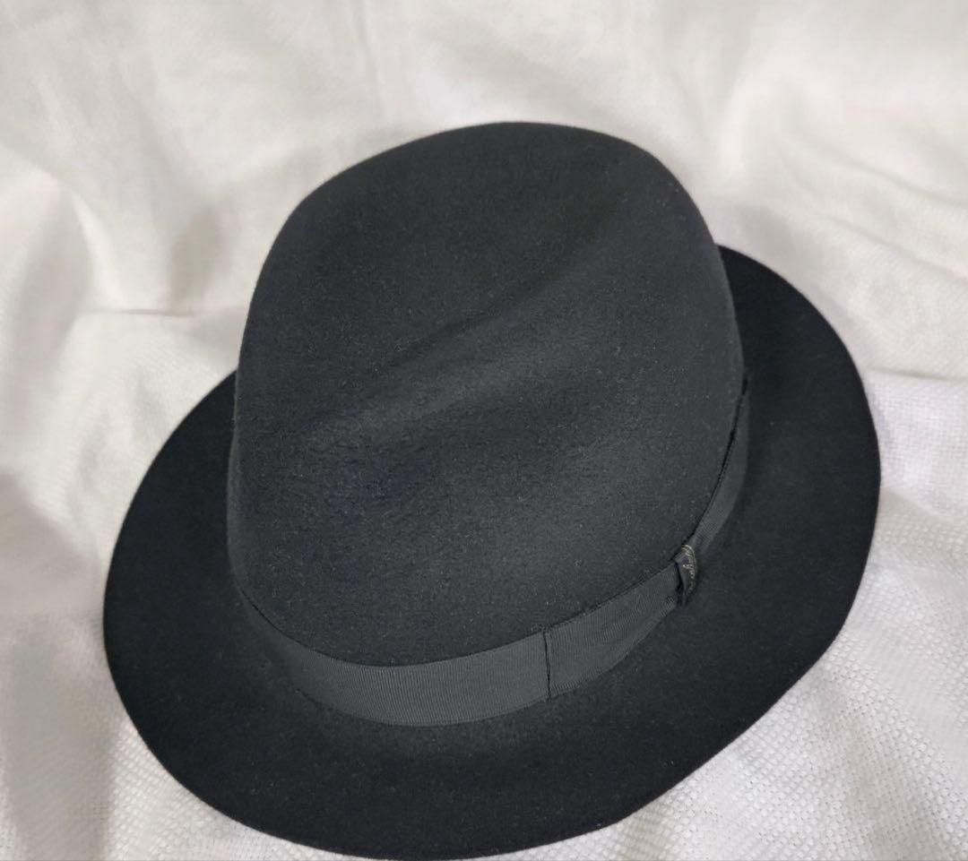 Borsalino　ボルサリーノ ラビット　フェルトハット　中折れ 57