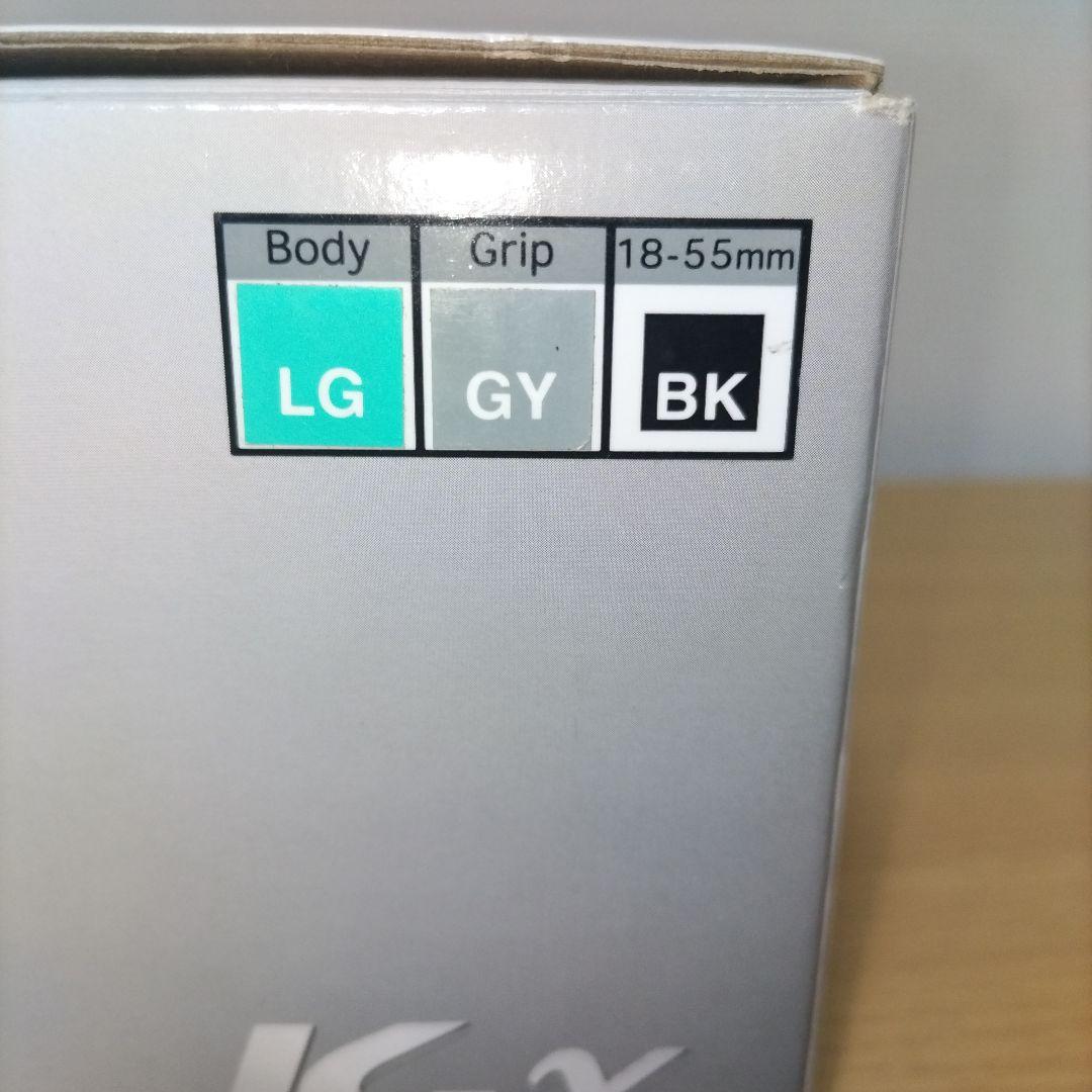 美品　PENTAX K-x レンズキット　ライトグリーン　希少カラー　単三電池