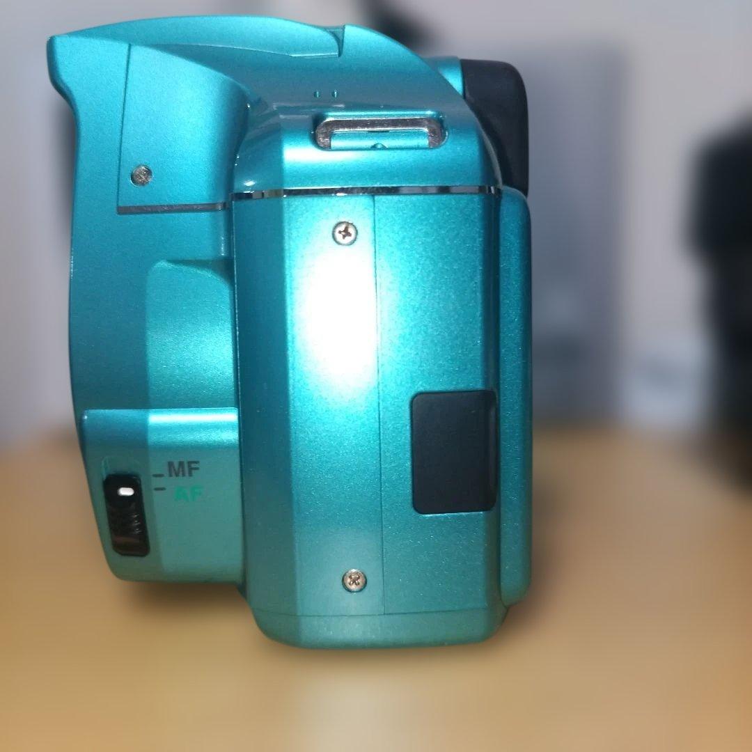 美品　PENTAX K-x レンズキット　ライトグリーン　希少カラー　単三電池