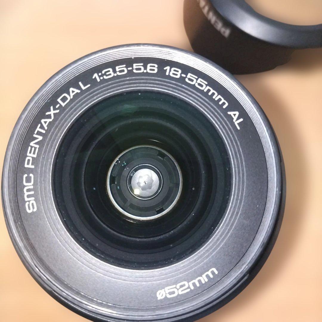 美品　PENTAX K-x レンズキット　ライトグリーン　希少カラー　単三電池