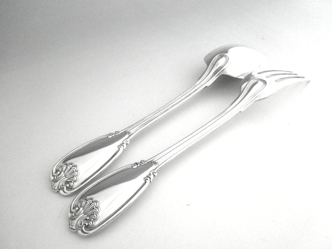 Christofle 　シルバースプーン&フォーク　純銀　クリストフル