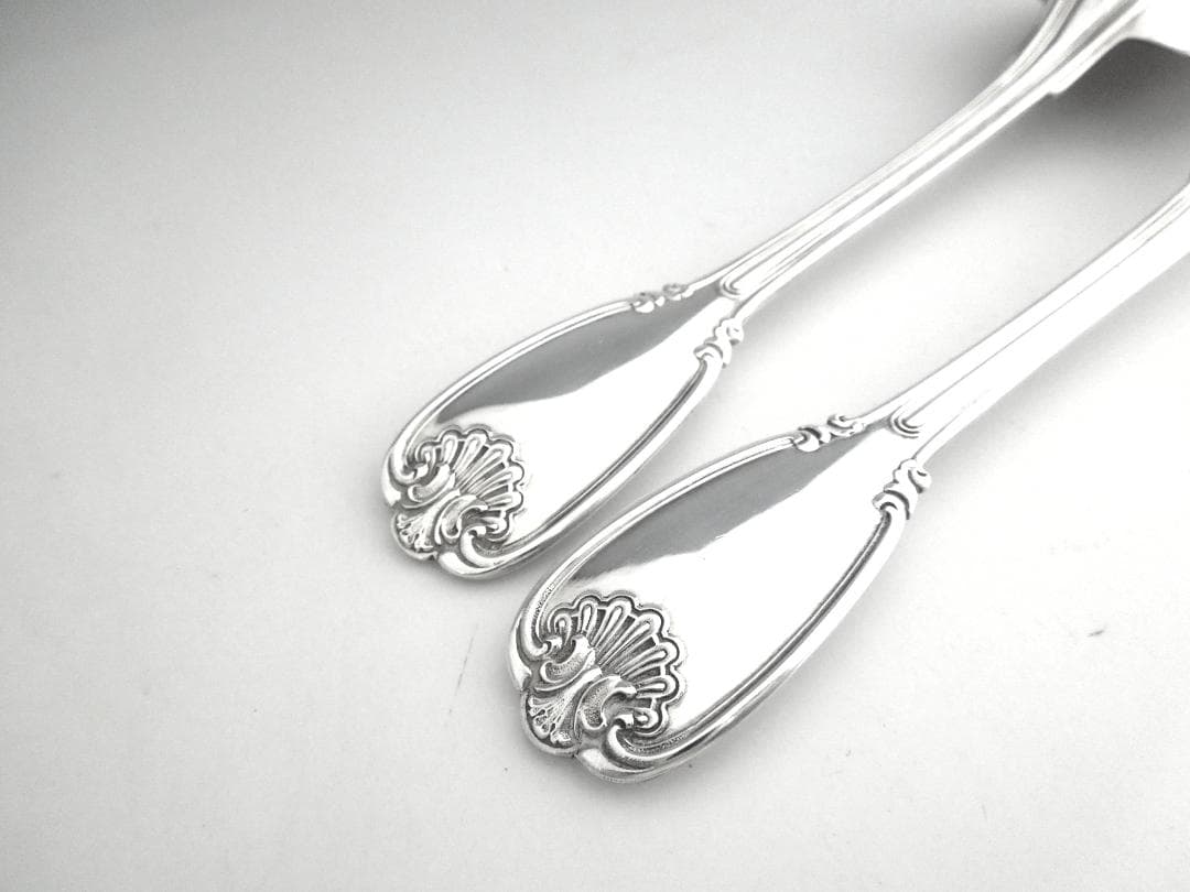 Christofle 　シルバースプーン&フォーク　純銀　クリストフル