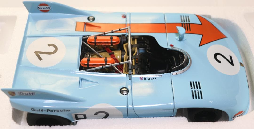 miao『オートアート　ポルシェ９０８／３ＪＷガルフカラー仕様 　１／１8