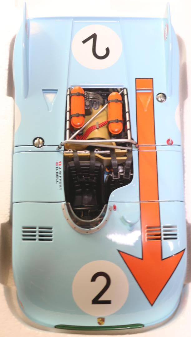 miao『オートアート　ポルシェ９０８／３ＪＷガルフカラー仕様 　１／１8