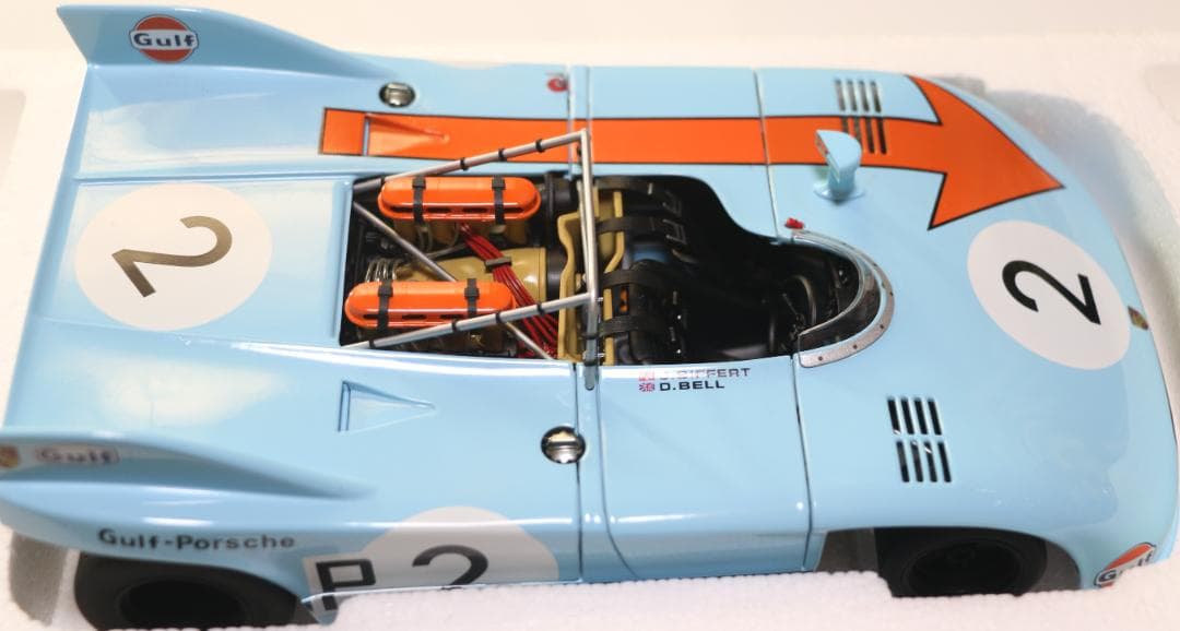 miao『オートアート　ポルシェ９０８／３ＪＷガルフカラー仕様 　１／１8