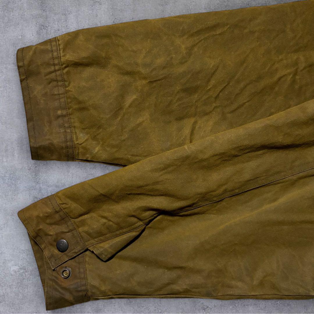 00sOUTBACK T オイルドジャケット襟レザー XL