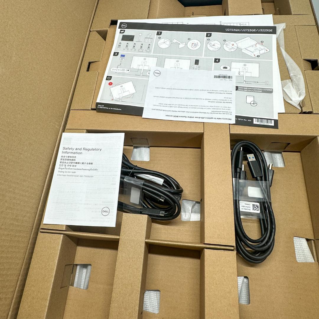 Dell U2723QX 27インチ 4K IPS モニター 元箱・付属品完備