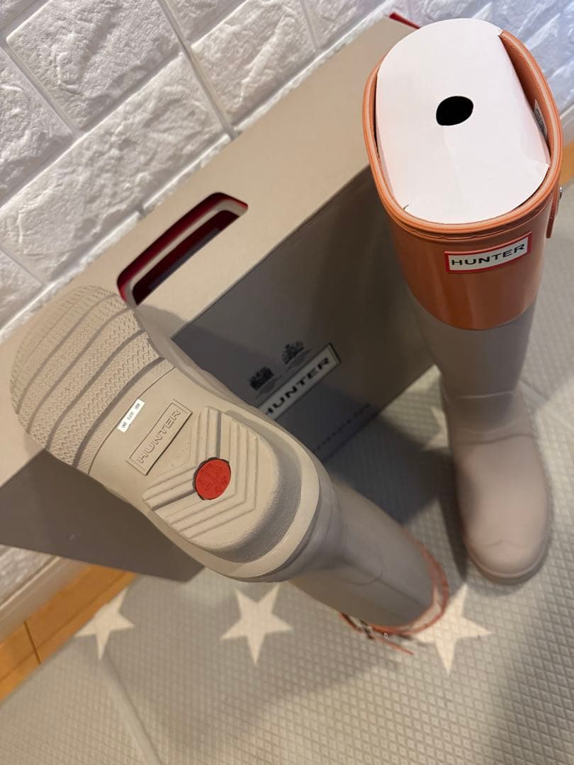 HUNTER WOMENS ORIGINAL TALL レインブーツ UK 6