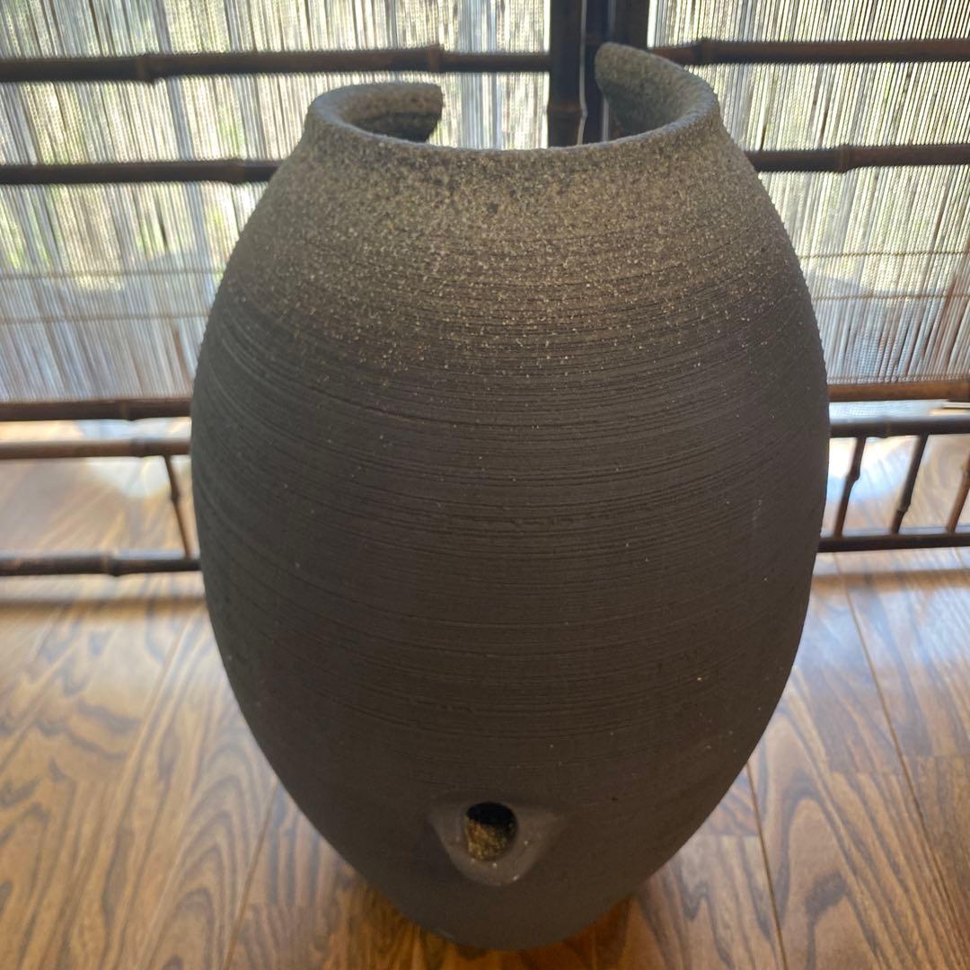 貴重未使用】電動つくばい　湧き水　流水　スポットライト付き