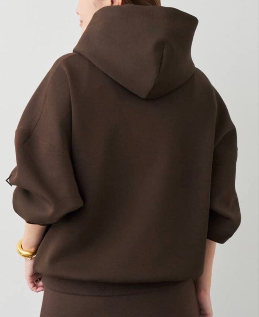 Deuxieme Classe Oversized Hoodie ブラウン