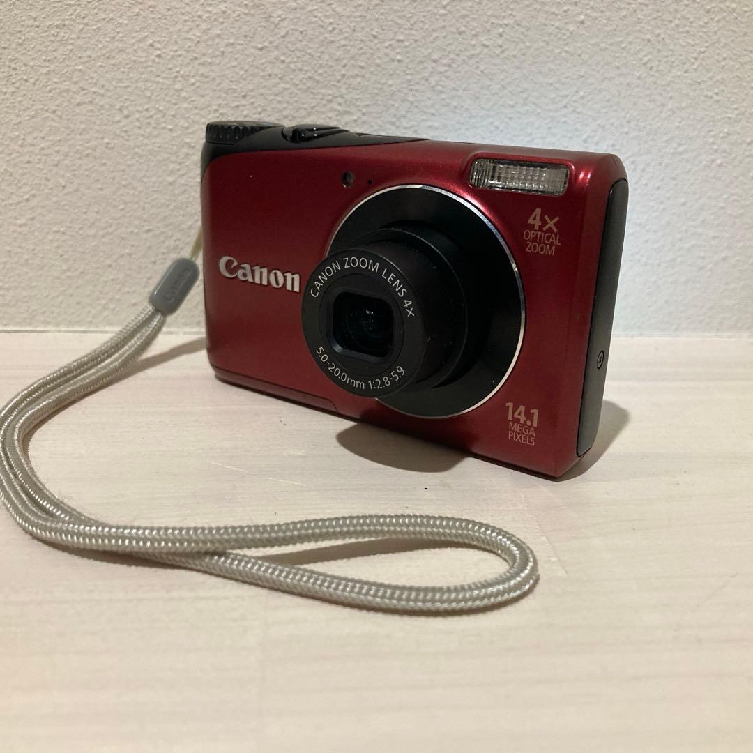 【動作確認済】Canon PowerShot A2200 レッド