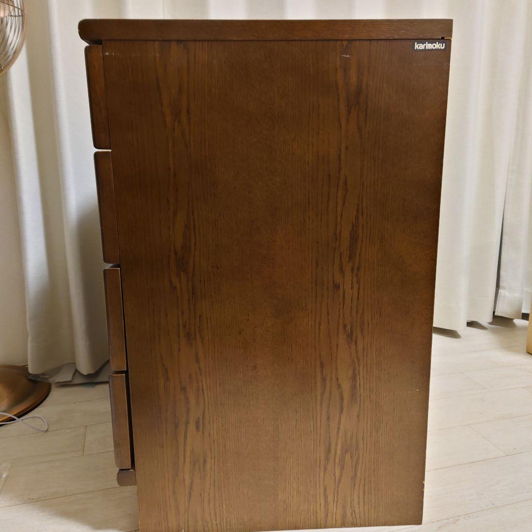 期間限定出品！　karimoku カリモク　チェスト　4段　無垢