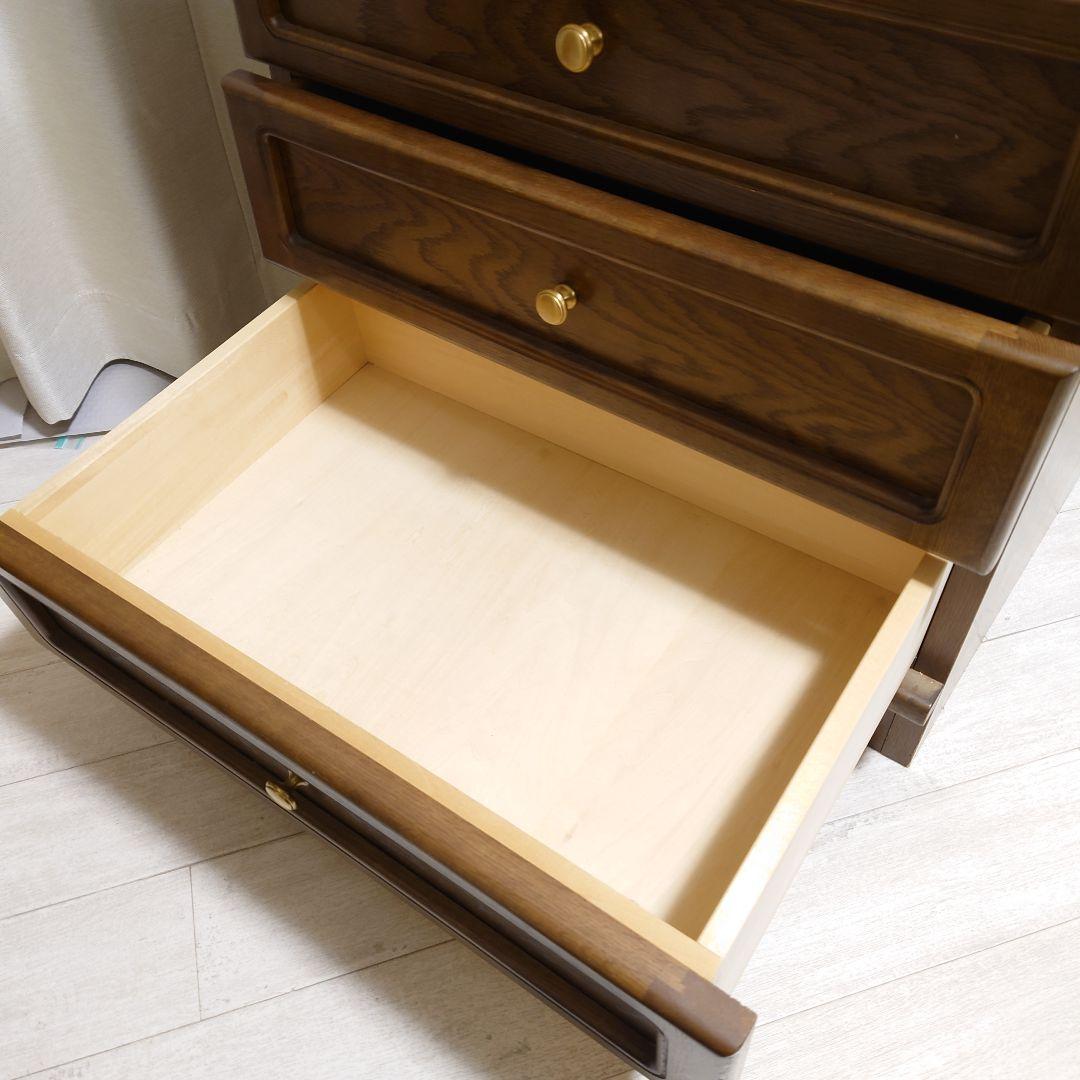 期間限定出品！　karimoku カリモク　チェスト　4段　無垢
