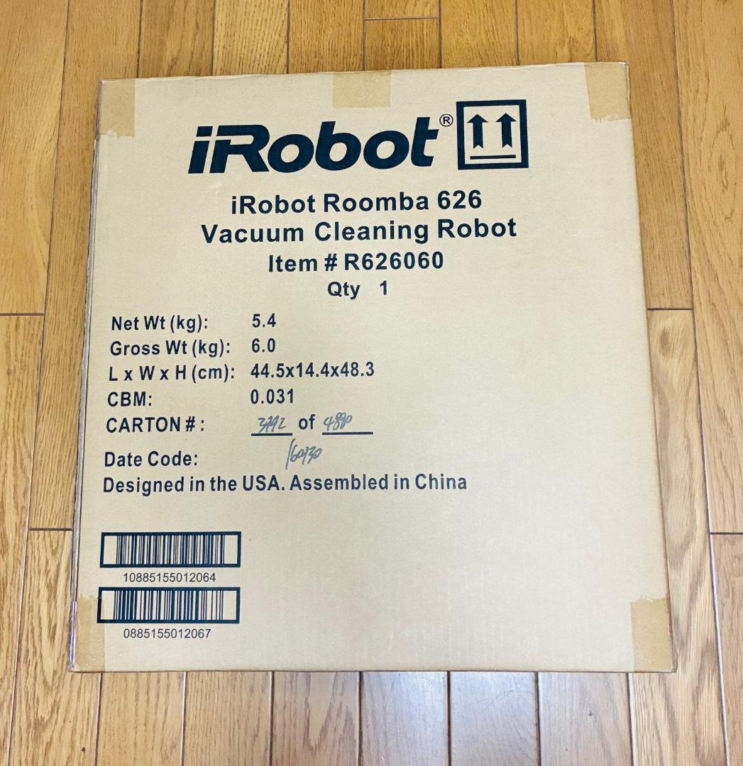 【完全 未開封】iRobot Roomba ルンバ 626 ロボット 掃除機