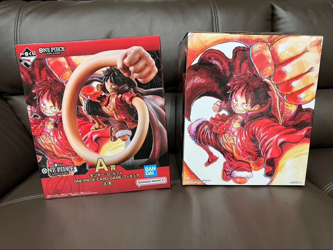 一番くじ　ワンピース　カードゲーム　A賞 ルフィ　フィギュア2個セット