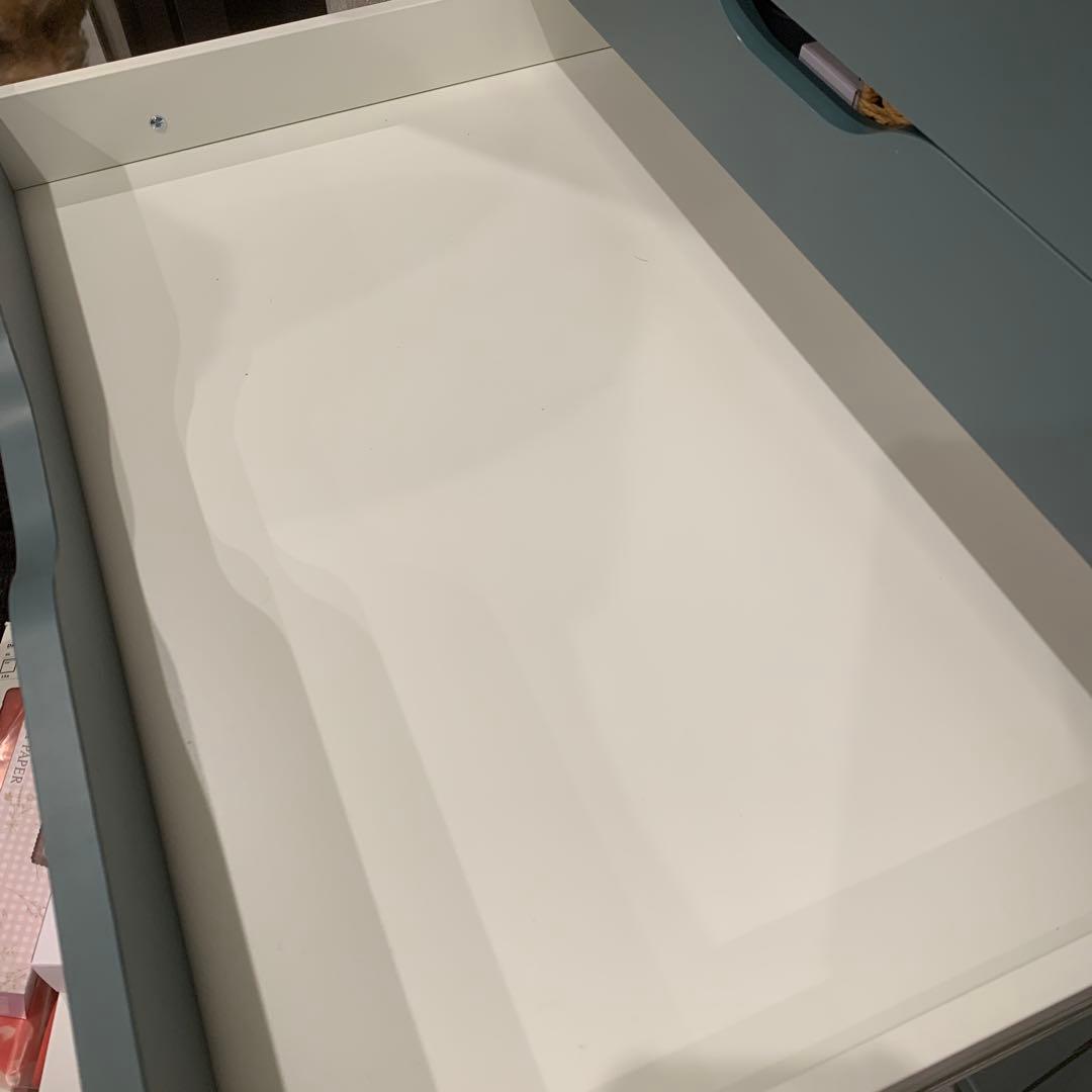 IKEA ALEX アレクス　キャビネット　グレーターコイズ