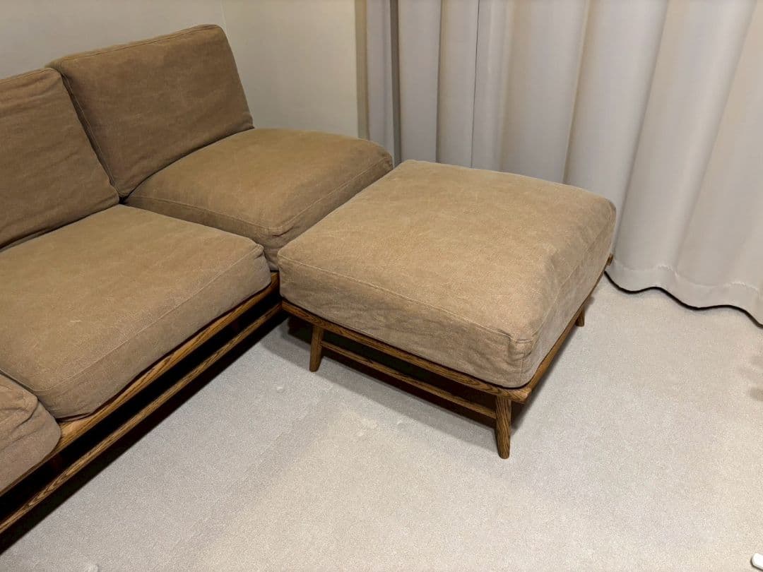 モモナチュラル　クラウドソファ　オットマン