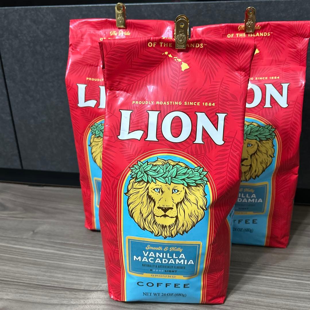 超ビッグ ライオンコーヒー・バニラマカダミア680×3袋 中抽き