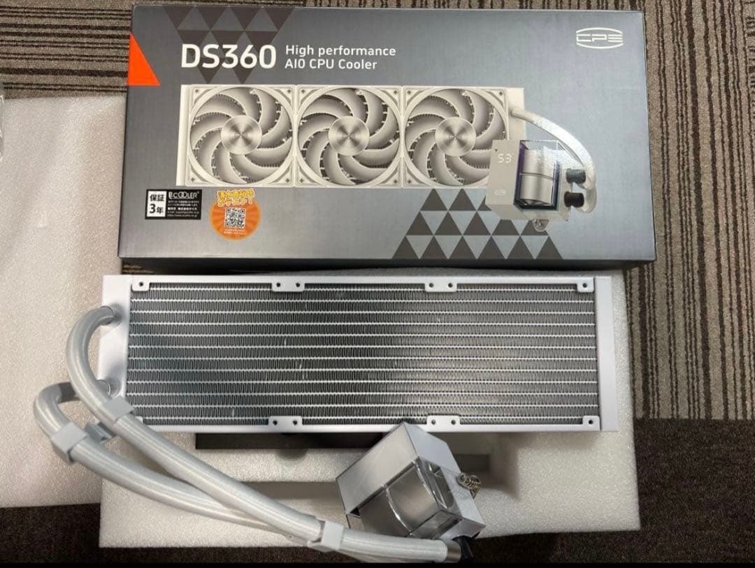 CPS DS360 White 簡易水冷 CPUクーラー