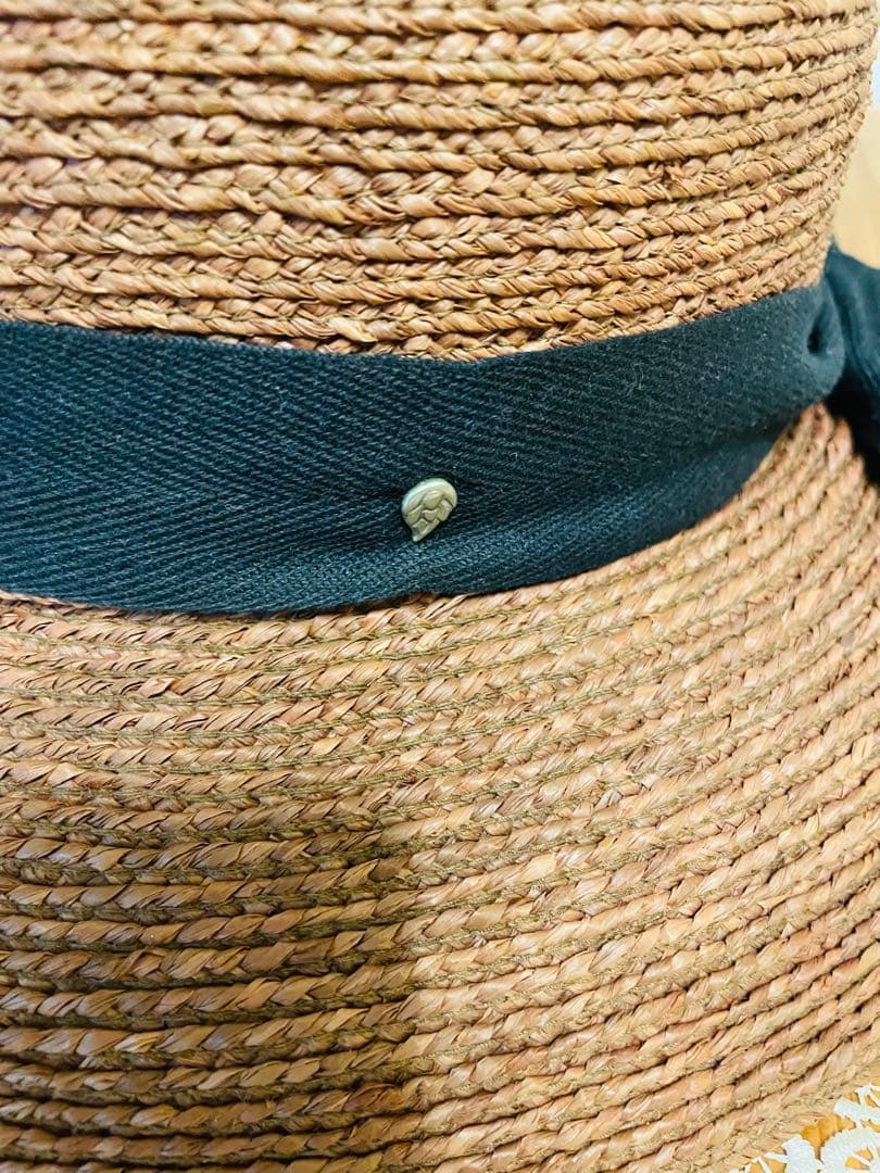【ヘレンカミンスキー】ラフィアハット　ニューポートLサイズ