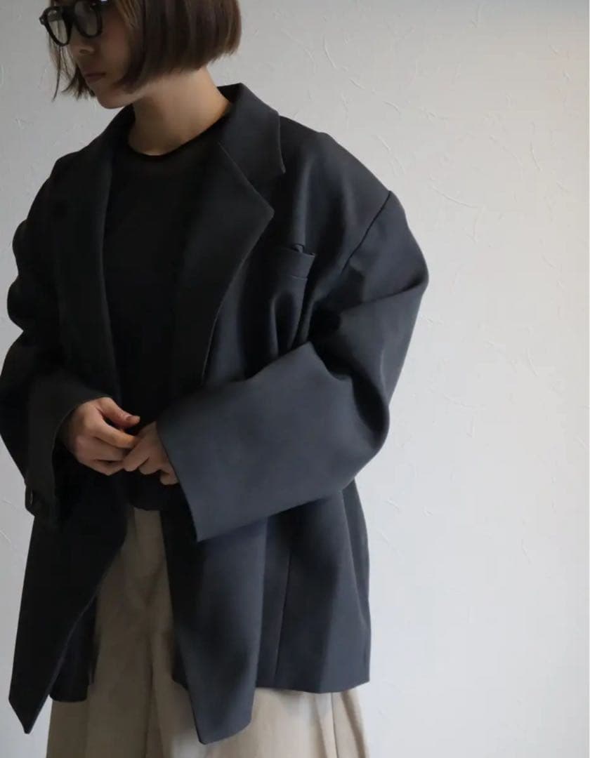 HAILEE 新品 オーバーサイズジャケットコート ブラック ella