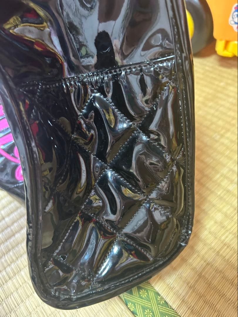 00s MARS リボンチャーム付き キルティングバッグ