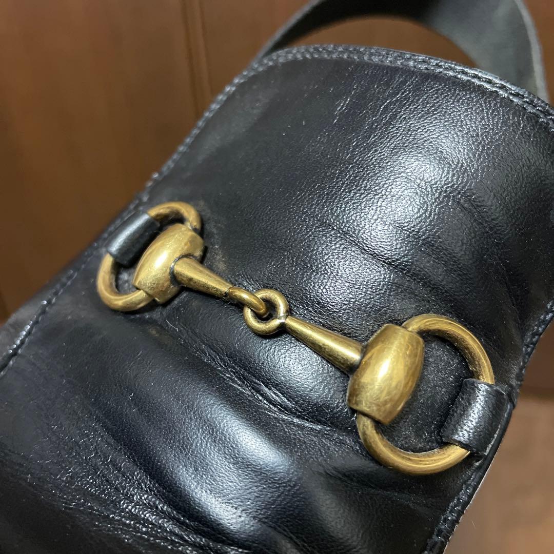 グッチ　ホースビットレザーサンダル