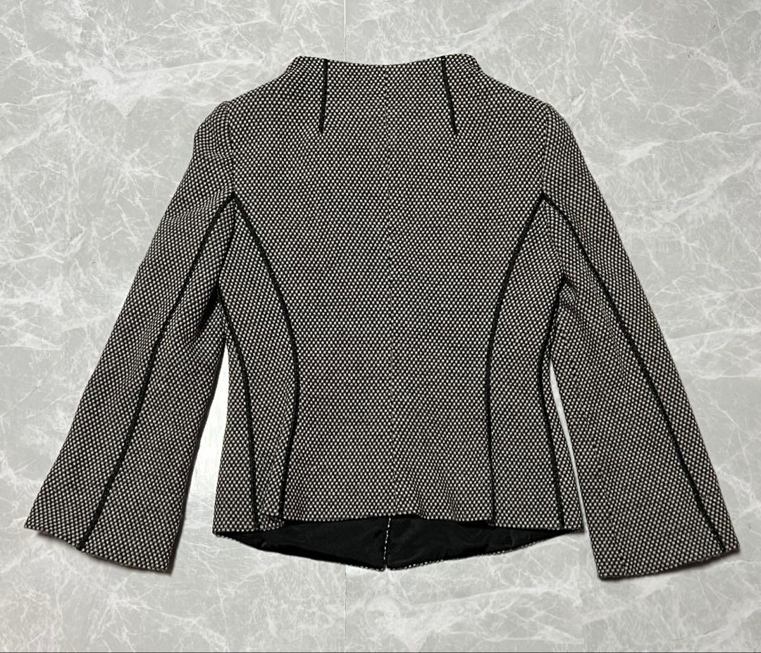ARMANI COLLEZIONI ジャケット 38 ツイード風 イタリア製