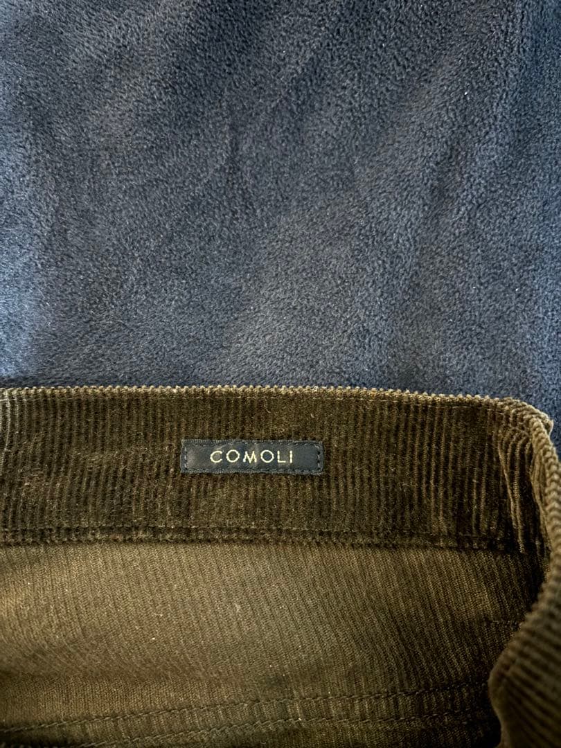 美品 23AW COMOLI コモリ コーデュロイ 5Pパンツ 茶 1 Y03