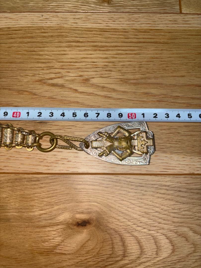 フリーメイソン ソードチェーン テンプル騎士団 ウォレットチェーン　ロングタイプ