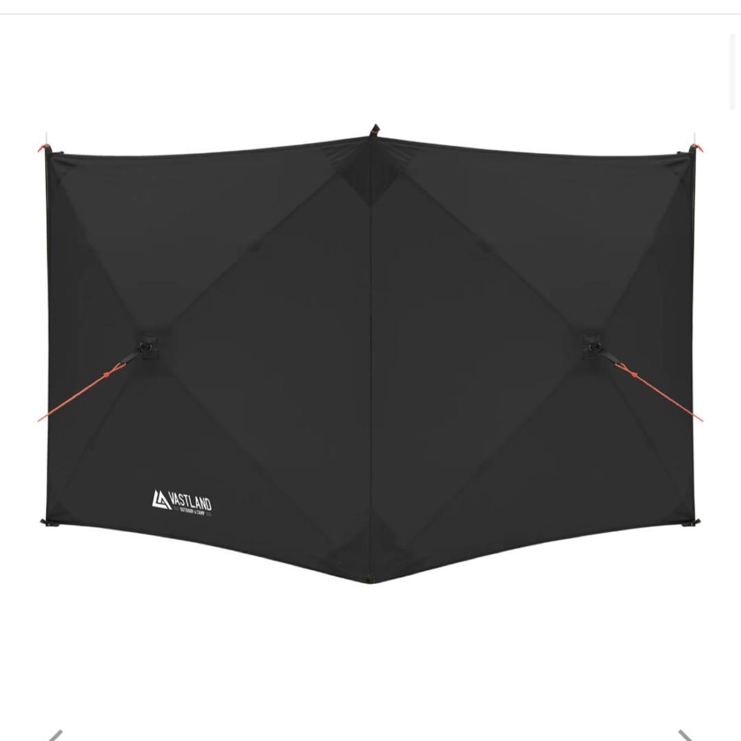 新品●VASTLAND●TCポップアップシールド●黒●ブラック