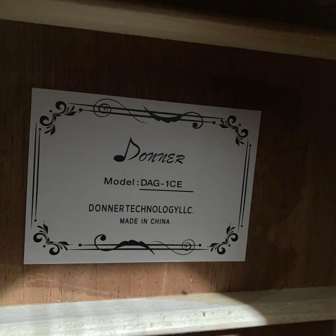 Donner DAG-1CE エレアコ ケース付き シングルカッタウェイ