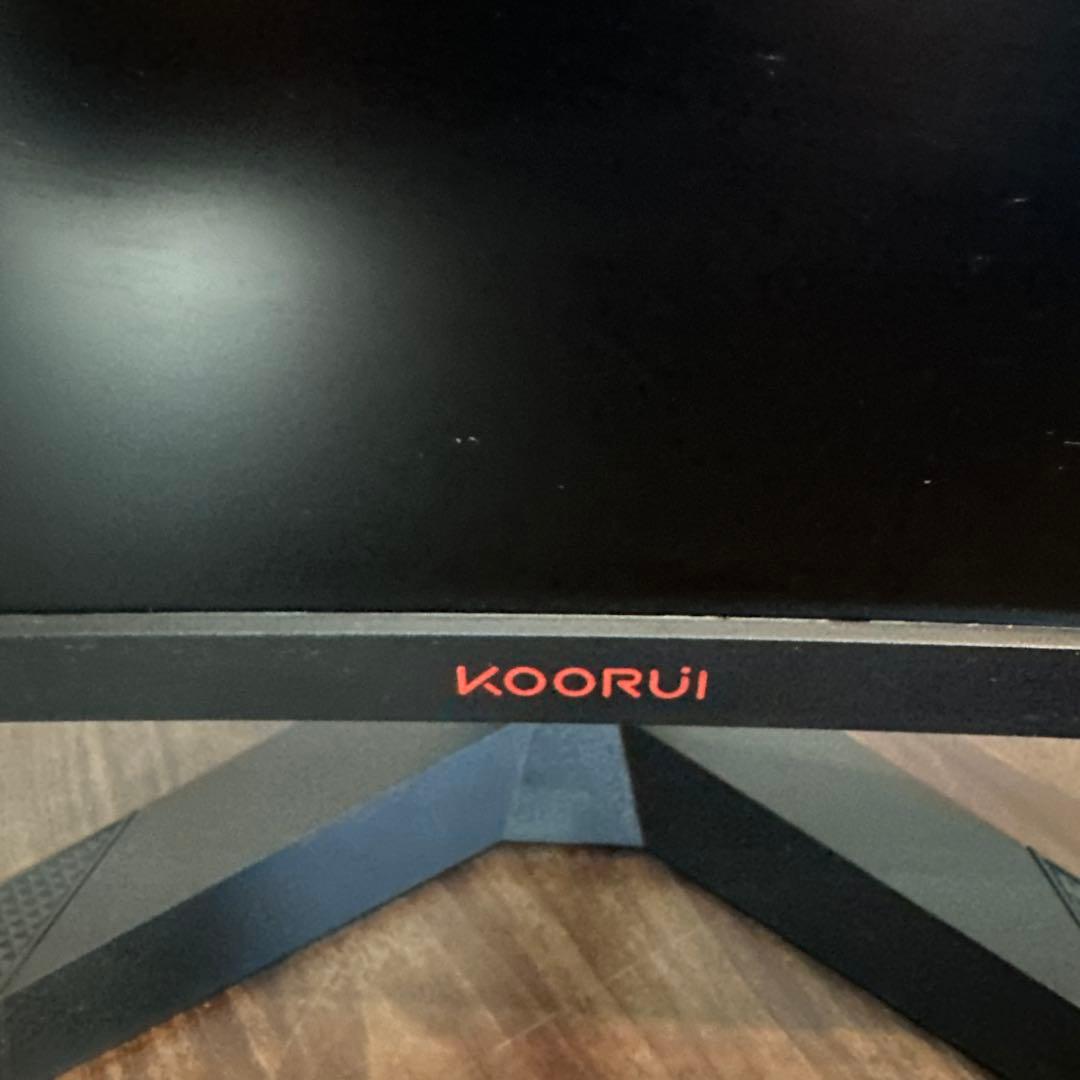 KOORUI 27E6QC 27インチ曲面モニター 144Hz ゲーミング