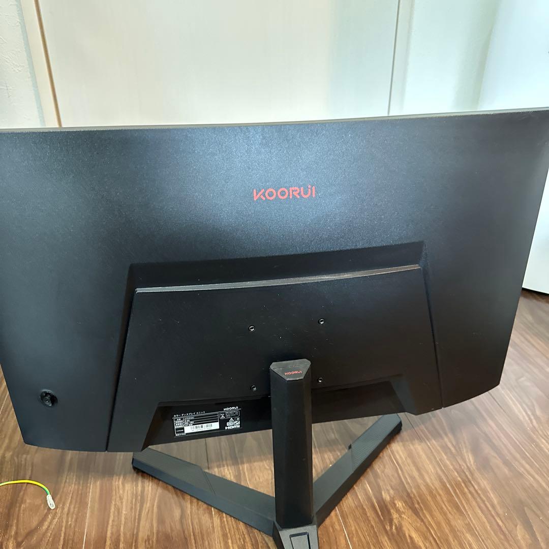 KOORUI 27E6QC 27インチ曲面モニター 144Hz ゲーミング