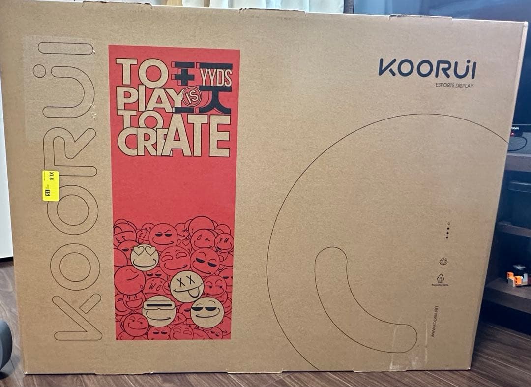 KOORUI 27E6QC 27インチ曲面モニター 144Hz ゲーミング