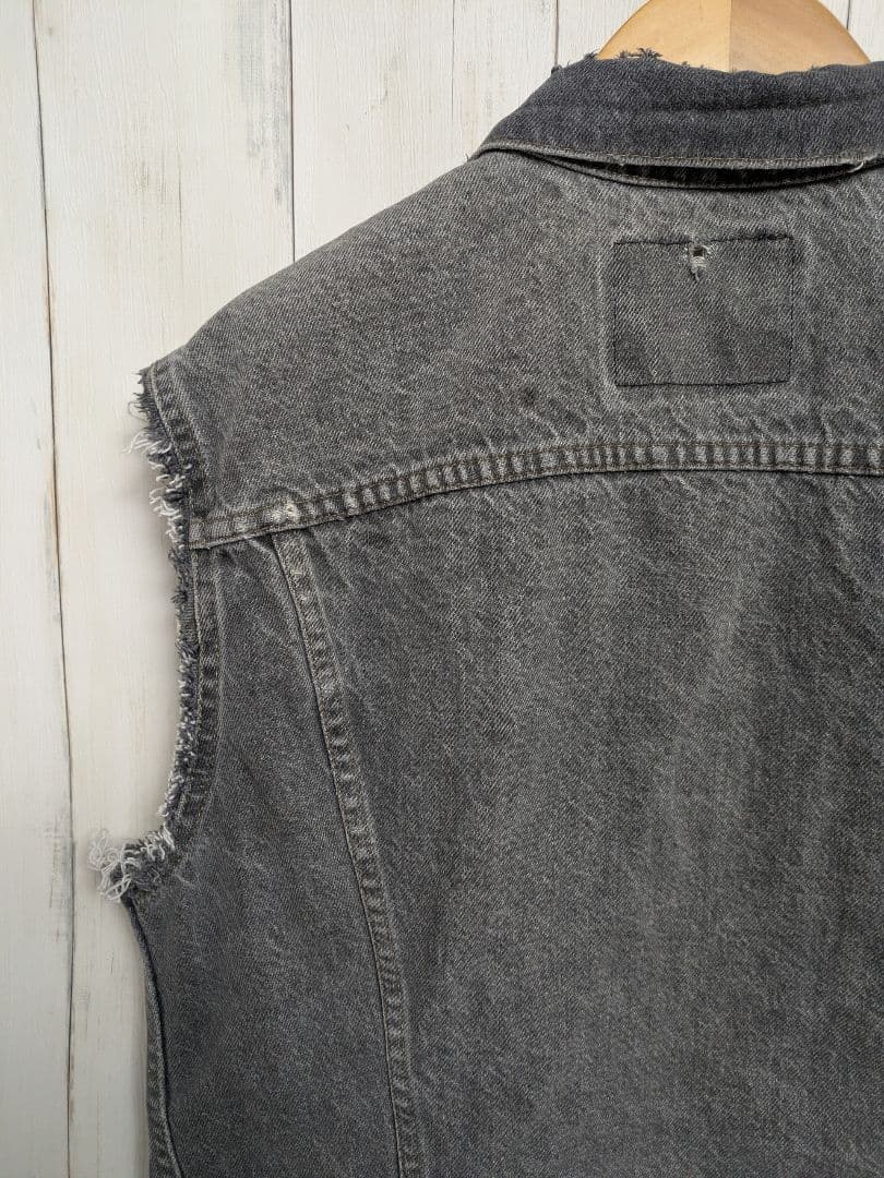 90s 先染め 75505 リーバイス デニムベスト 42 u13