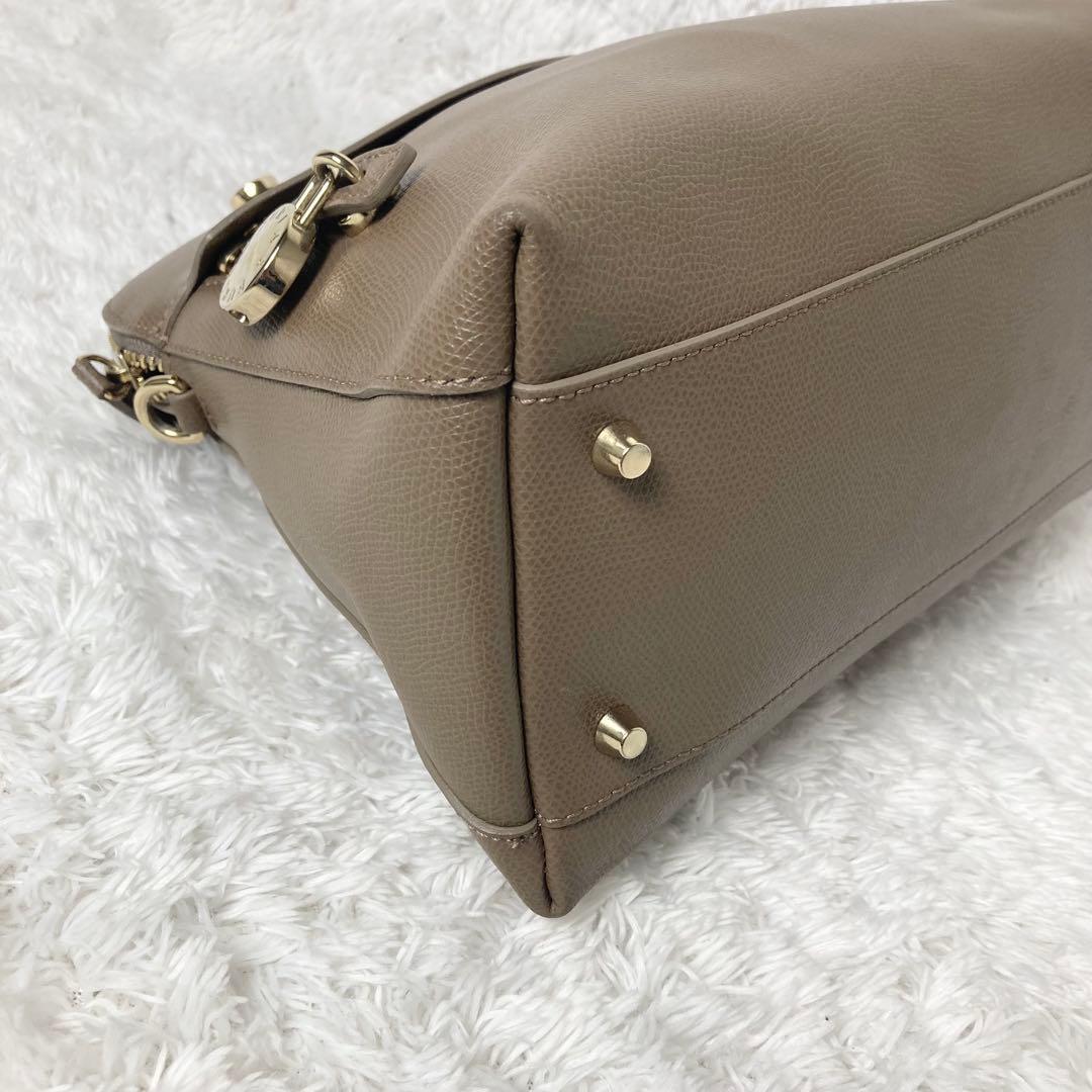 美品✨フルラ　パイパー　M バンドバッグ　ショルダーバッグ　2way レザー