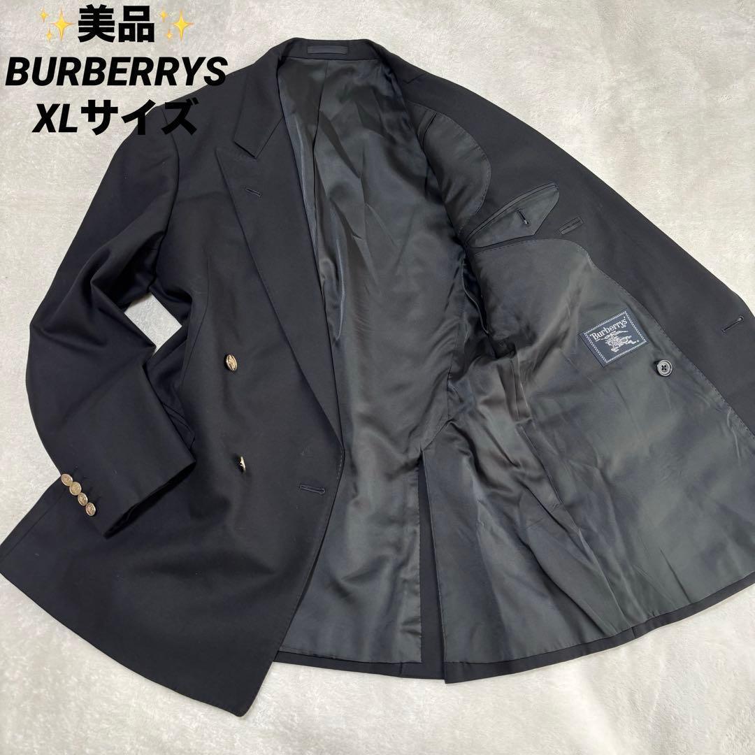 ✨️美品✨️ BURBERRYS バーバリーズ ダブルジャケット 金ボタン XL