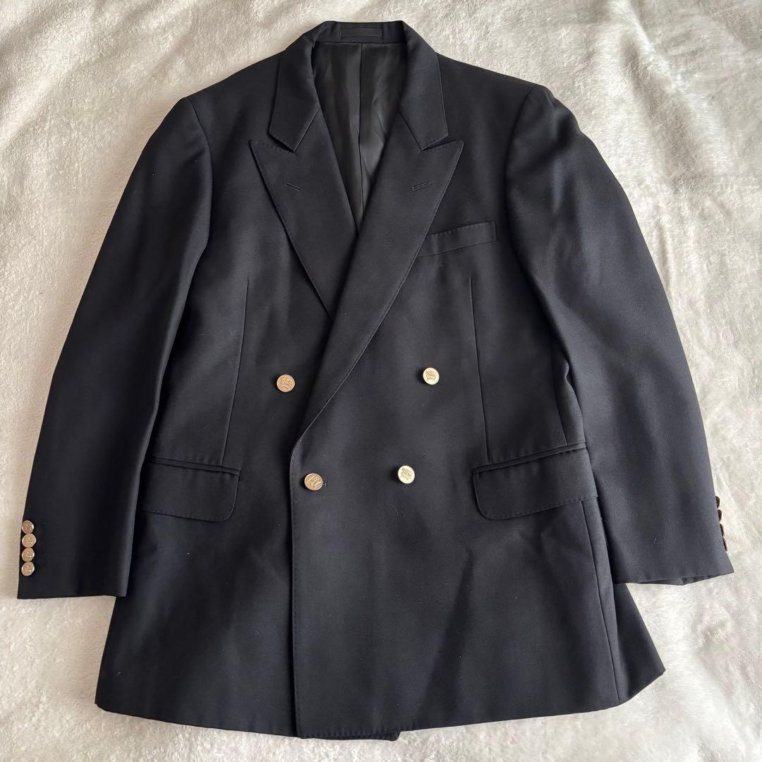 ✨️美品✨️ BURBERRYS バーバリーズ ダブルジャケット 金ボタン XL