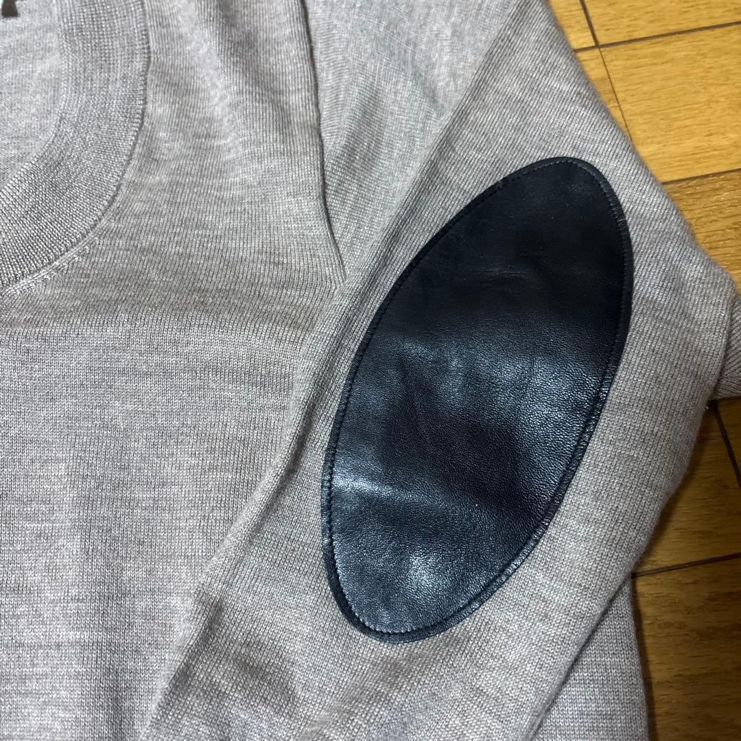 マルタンマルジェラMaison Margielaウールニット エルボーパッチXS