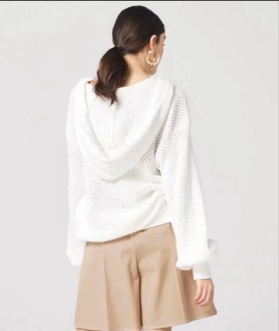 ADEAM アディアム フォクシー ニット フーディ