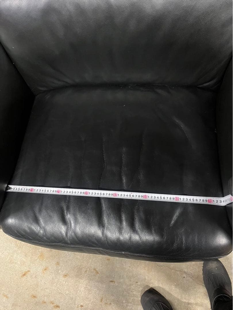 【手渡し希望】KELVIN GIORMANI 1人がけソファー　オットマン付き