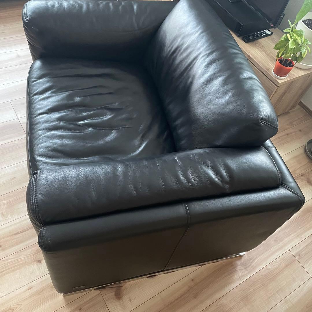 【手渡し希望】KELVIN GIORMANI 1人がけソファー　オットマン付き