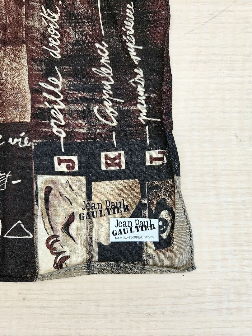 【新品】Jean Paul Gaultier☆ハンカチ☆1999SS